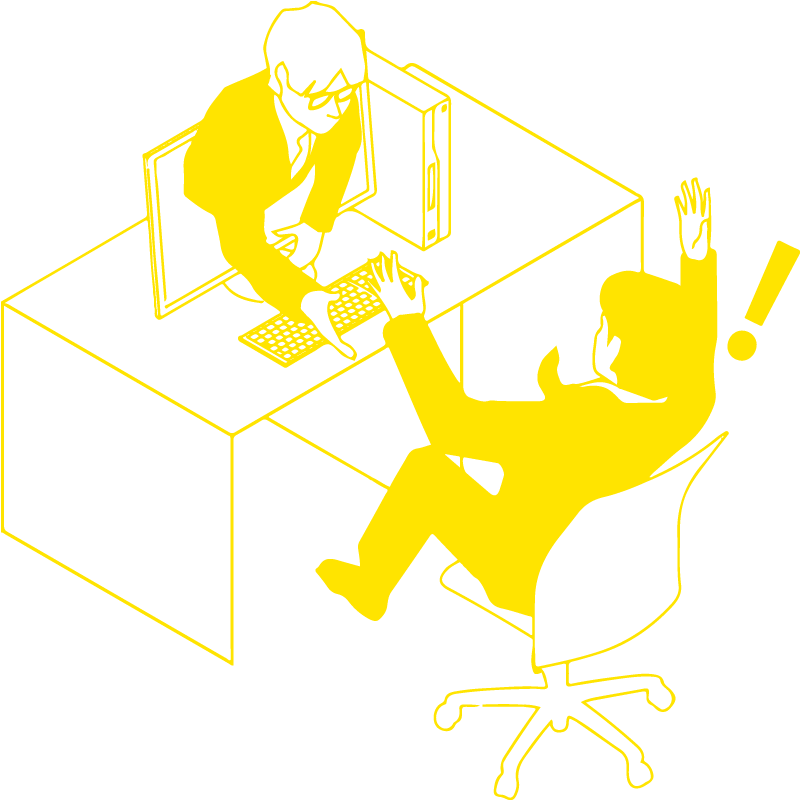 いきなり出てくる担当者